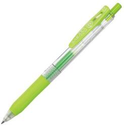 Zebra Zseléstoll, 0, 33 mm, nyomógombos, ZEBRA Sarasa Clip, világoszöld (TZ14298)