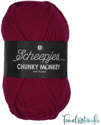 Scheepjes Chunky Monkey 1123 Garnet - lilás-vörös akril fonal