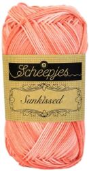 Scheepjes Sunkissed 11 Peach Ice - barackszín pamut fonal