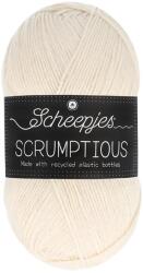 Scheepjes Scrumptious 386 Lemon Granita - sárgás fehér akril fonal
