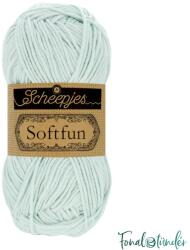 Scheepjes Softfun 2646 Glacial Mist - halvány zöldes-kék fonal