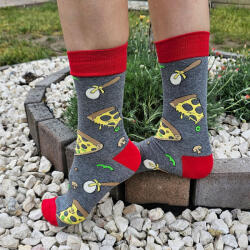 Aura Via Pizzás férfi zokni 39-42 102809