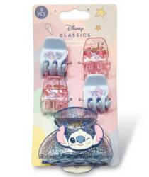 DISNEY Lilo és Stitch glitteres csillogó gyerek hajcsat szett 5db-os