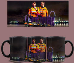 McLaren - Lando and Oscar bögre (Fekete) - time4gift