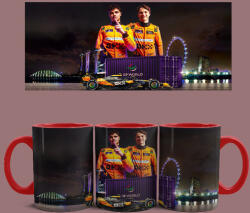 McLaren - Lando and Oscar bögre (Piros) - time4gift