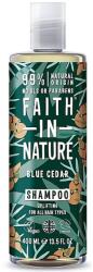 Faith in Nature for Men kék cédrus tápláló sampon - 400 ml