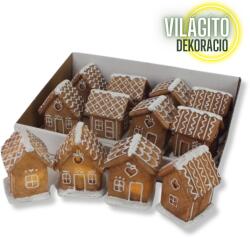  Világítós mézeskalács házikók 4féle 12db/dob - OKOS ÁR!
