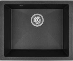 Laveo Ibiza, 1 kamrás gránit mosogató 560x460x220 mm, fekete, LAV-SBI_710U (LAV-SBI_710U)