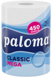 PALOMA Papírtörlő, kéztörlő, 1 tekercs, 2 réteg, 450 lap, Paloma MEGA - FÉLRAKLAP (HM_3838952027502_HP)