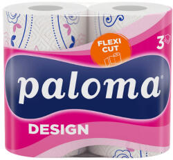 PALOMA Papírtörlő, kéztörlő, 2 tekercs, 3 réteg, 145 lap, Paloma Flexi Lap - FÉLRAKLAP (HM_3838952018814_HP)