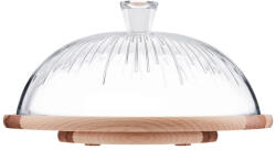AMBITION Platou rotativ din lemn cu capac 33.5cm, Sophie (86195) Tava