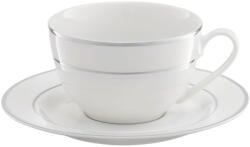 Ambition Set servire ceai sau cafea, 12 piese, 6 persoane, Aura Silver (29049)
