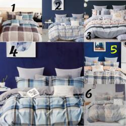 Sendia 7 részes csíkos és kockás ágynemű