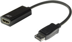 ACT AC7555 video átalakító kábel 0, 15 M DisplayPort HDMI A-típus (Standard) Fekete (AC7555) - compzone
