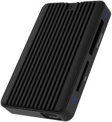 RaidSonic IB-CR504-C31 kártyaolvasó USB 3.2 Gen 2 (3.1 Gen 2) Type-C Fekete (IB-CR504-C31)