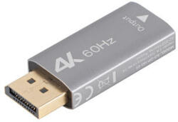 Lanberg AD-DP-HD-01 video átalakító kábel 0 M HDMI A-típus (Standard) DisplayPort Ezüst (AD-DP-HD-01)