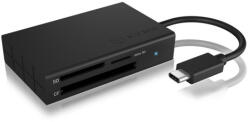 RaidSonic IB-CR401-C3 kártyaolvasó USB 3.2 Gen 1 (3.1 Gen 1) Type-C Fekete (60379)