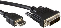 Valueline DVI - HDMI 1m HDMI A-típus (Standard) Fekete (11.99.5519)