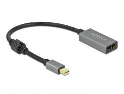 Delock 66570 video átalakító kábel 0, 2 M Mini DisplayPort HDMI A-típus (Standard) Fekete, Szürke (66570)