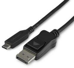 StarTech CDP2DP141MB video átalakító kábel 1 M DisplayPort USB C-típus Fekete (CDP2DP141MB)