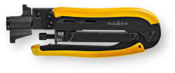 Nedis CSGG49530YE présszerszám kábelsaruhoz Fekete, Sárga Akrilnitril-butadiénsztirol (ABS), Acél (CSGG49530YE)