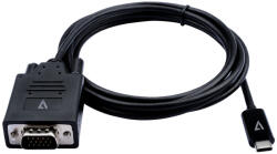 V7 V7UCVGA-2M video átalakító kábel VGA (D-Sub) USB C-típus Fekete (V7UCVGA-2M)