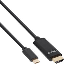InLine 64111 video átalakító kábel 1 M USB C-típus HDMI Fekete (64111)