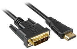 Sharkoon 4044951015221 video átalakító kábel 3 M HDMI DVI-D Fekete (4044951015221)