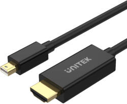 Unitek V1152A video átalakító kábel 2 M Mini DisplayPort HDMI Fekete (V1152A)