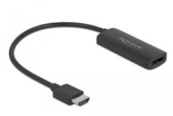 Delock 63206 video átalakító kábel 0, 24 M HDMI A-típus (Standard) DisplayPort + Micro-USB Fekete (63206) - compzone