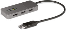 StarTech MST14DP123HD 0, 3 M DisplayPort 3 x HDMI Szürke (MST14DP123HD)