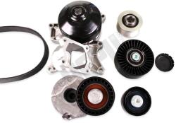 HEPU Pompa apa + Set curea transmisie cu caneluri HEPU PK04212 (PK04212) - automobilus