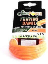  Fűnyíró damil 1, 6mmx15m kör, profi (LEVGP0023)