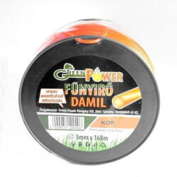  Fűnyíró damil 3, 0mmx168m , kör, profi, dobon (LEVGP0040)
