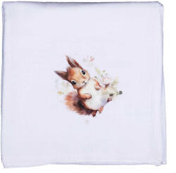 ASTI Textil tetra pelenka mókus mintával 70x70cm