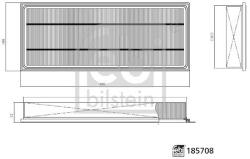 Febi Bilstein Filtru, aer habitaclu FEBI BILSTEIN 185708 (185708)