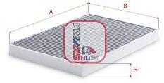 SOFIMA Filtru, aer habitaclu SOFIMA S 4428 CA (S 4428 CA)