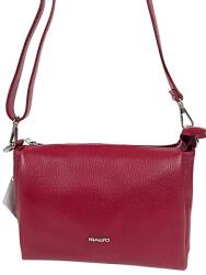 RIALTO piros színű, közepes, három részes bőr divattáska RX352DO-05 - taskaweb