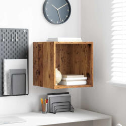 vidaXL Fali Szekrény Régi fa 37 x 37 x 37 cm Faanyag (875072) - valora