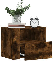 vidaXL 2db füstös tölgy színű fali éjjeliszekrény 45 x 30 x 35 cm (848320)
