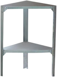 G21 Sarok fémpolc 42x42 cm , kerti házakba és üvegházakba (63900482)