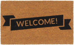 vidaXL természetes színű rojtos kókuszrost lábtörlő 45 x 75 cm (155611)