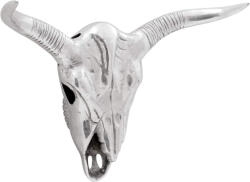 vidaXL Bika koponya Ezüst 49 x 10 x 36 cm Alumínium (42000132)
