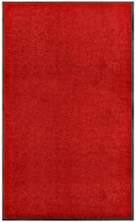 vidaXL piros kimosható lábtörlő 90 x 150 cm (323425)