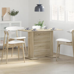 vidaXL Étkezőasztal Sonoma tölgy 110x60x75 cm Műanyag (863162) - valora