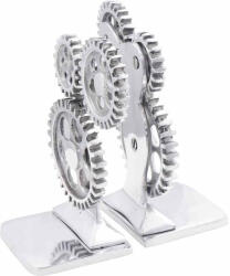 vidaXL Könyvtámaszok 2 pcs Ezüst 10 x 10 x 22 cm Alumínium (42000120)