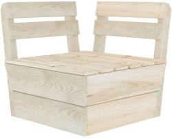 vidaXL impregnált lucfenyő elemes raklap sarokkanapé (315634)