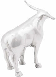 vidaXL Bika szobor Ezüst 20 x 17 x 23 cm Alumínium (42000139)