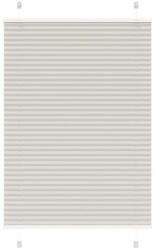 vidaXL pliszírozott redőny világosszürke 95x100 cm szövetszélesség (4015329)