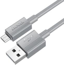 hoco. Cablu Date si Incarcare USB-A - microUSB HOCO X107, 18W, 1m, Gri - evomag